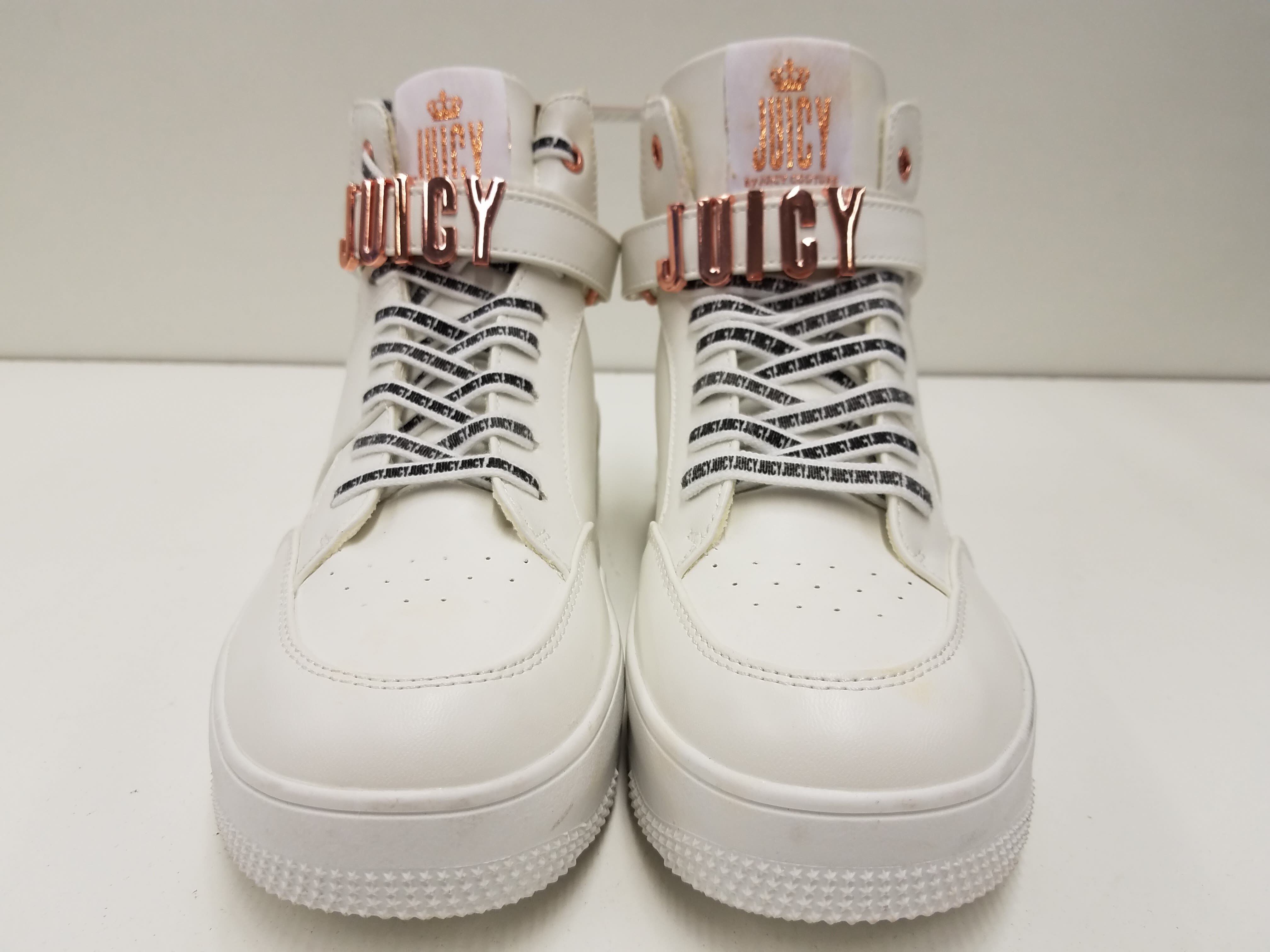Juicy Couture logo lace up trainer in white | ASOS
